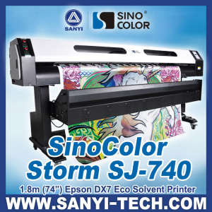 Dx7 Printer Machine Sinocolor Sj740, 1.8m with Epson Dx7 Head, 1440dpi