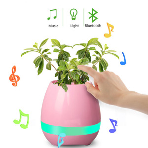 Bluetooth Smart Music Flower Pot with LED Light